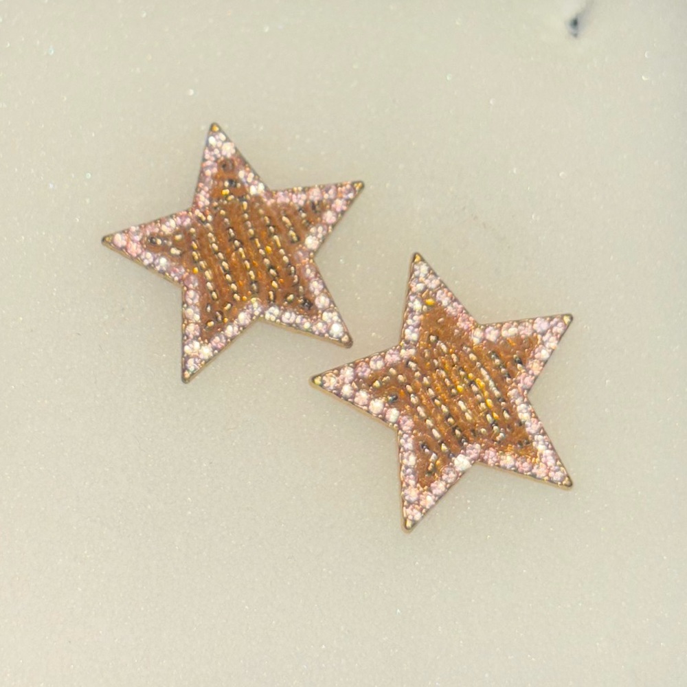 BaubleBar Gold Star Earrings